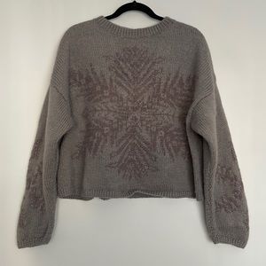 Vintage Timberland Weather Gear Hand Knit Wool/Alpaca Ski Sweater Womens Size S